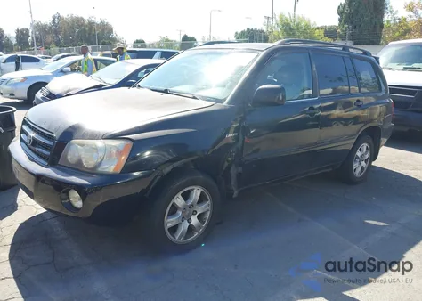 2002 Toyota Highlander Limited V6 from USA, damaged, VIN JTEGF21A420041195